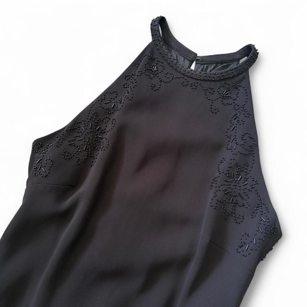Jones New York black beaded dress Size 4